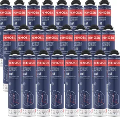 Lot de 24 Mousses polyuréthanes Universal Gunfoam 146 pistolable 690ml PENOSIL