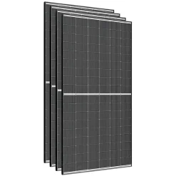 Lot de 4 Panneaux solaires 500Wc TrinaSolar Bifacial - Bi-verre