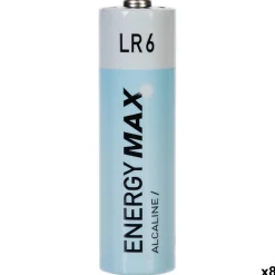 Lot de 8 piles alcaline LR6 - Bleu- 5five