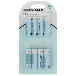 Lot de 8 piles alcaline LR6 - Bleu- 5five