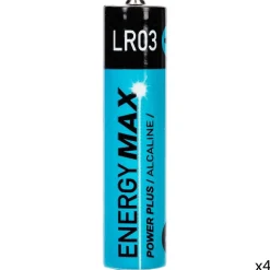 Lot de 4 piles Power Plus LR03 avec - Bleu foncé- 5five