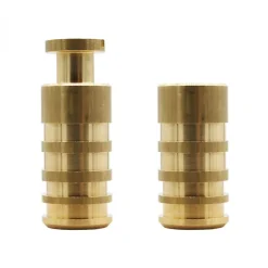 Lot de 20 pitons escamotables en laiton - Diam 20 mm - Linxor
