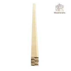 Lot de 6 Plinthes Goulotte MDF, L.2.44 m x H.6.8 cm, Ep.18 mm