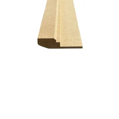 Lot de 6 Plinthes Goulotte MDF, L.2.44 m x H.6.8 cm, Ep.18 mm