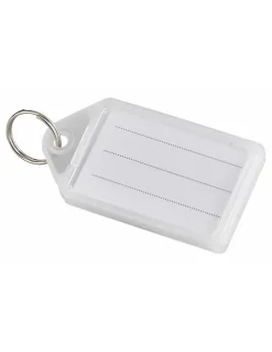 Lot de 10 portes-étiquettes, couleurs assorties, 72x38mm - THIRARD