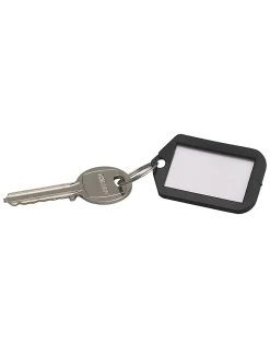 Lot de 5 portes-étiquettes, noir, 49.5x29mm - THIRARD