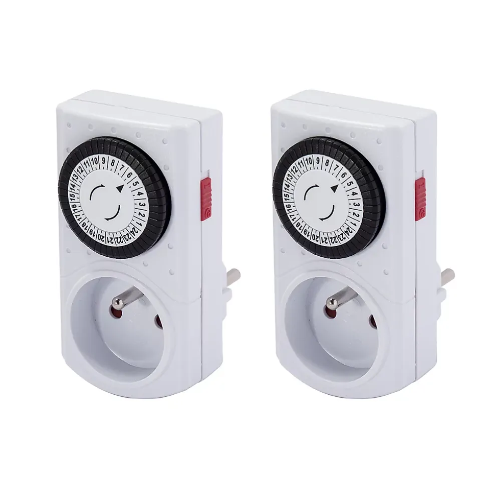 Lot de 2 programmateurs mécaniques 3500W - Chacon