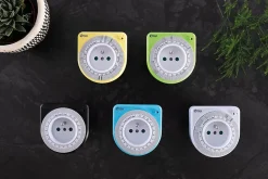 Lot de 2 programmateurs mécaniques - Bleu - Otio
