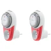 Lot de 2 programmateurs quotidiens T-10 - Rouge - Otio