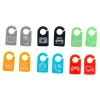 Lot de 12 repère câbles multicolores - Zenitech