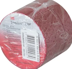 Lot de 3 rouleaux ruban adhésifs 15mm x 10m - Rouge - 3MM