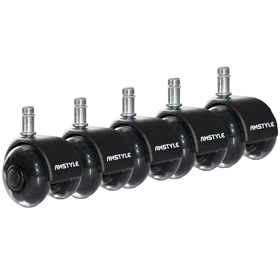 Lot de 5 Roulettes Universelles Robustes à Roulement Moderne Pivotant FineBuy