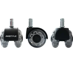 Lot de 5 Roulettes Universelles Robustes à Roulement Moderne Pivotant FineBuy