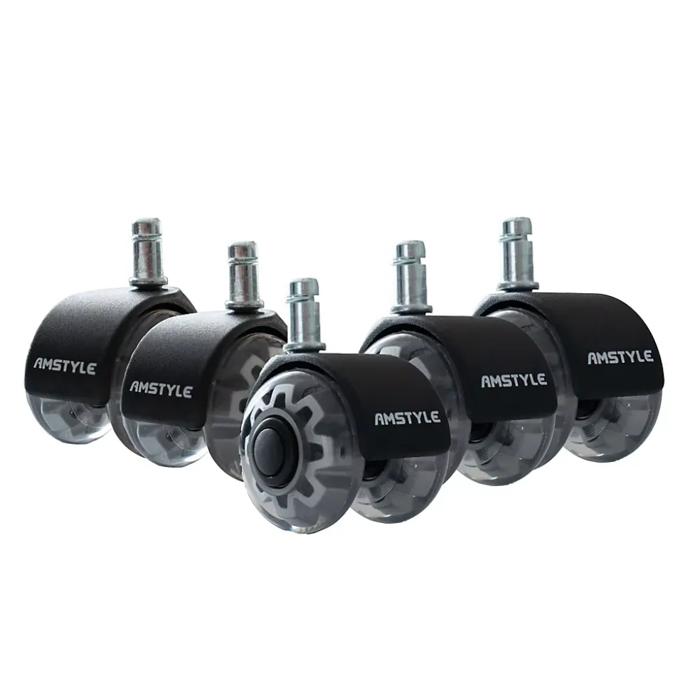 Lot de 5 Roulettes Universelles Robustes à Roulement Moderne Pivotant FineBuy