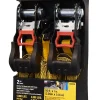 LOT DE 2 SANGLES D'ARRIMAGE A CLIQUET CATERPILLAR