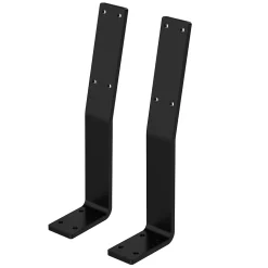 Lot de 2 supports de dossier en acier à visser pour siège banc lit 345x90x50 mm