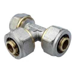 Lot de 1 Té à visser tube PER diam16x16x16 mm