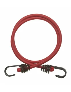 Lot de 2 tendeurs en caoutchouc à crochets, 8mmx1m, rouge - THIRARD