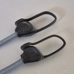 Lot de 10 tendeurs sandows sécurisés et normés avec passant piton - Gris - Linxor