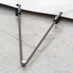 Lot de 10 tendeurs sandows sécurisés et normés - Gris - Linxor