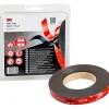 3M 5962F Ruban adhésif double-face VHB noir 8 m x 19 mm, ép. 1,6 mm, 1 pc