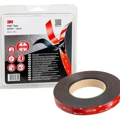 3M 5962F Ruban adhésif double-face VHB noir 8 m x 19 mm, ép. 1,6 mm, 1 pc