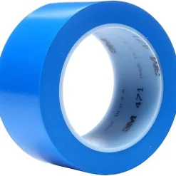 3M 471F Ruban adhésif PVC bleu 33 m x 50 mm 0,13 mm - 1 pièce