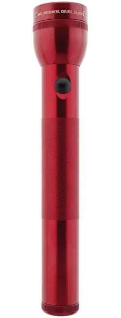 Maglite Classic Lampe torche Xenon 3x piles D - Rouge