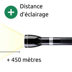 Maglite ML150LR Lampe torche LED rechargeable avec batterie Lithium - Noir