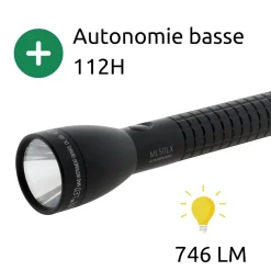 Maglite ML300LX Lampe torche LED 3x piles D - Noir