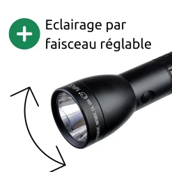 Maglite ML300LX Lampe torche LED 3x piles D - Noir