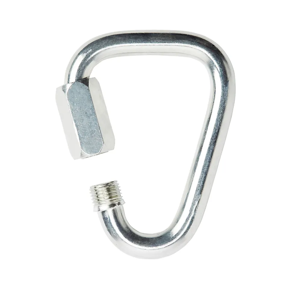 Maillon rapide delta en acier zingué ø12 mm