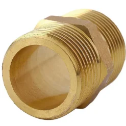 Mamelon laiton égal mâle mâle à visser diam 5/4" - à l'unité
