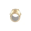 Mamelon long double mâle 40mm 15/21 laiton - GARIS - D04103B