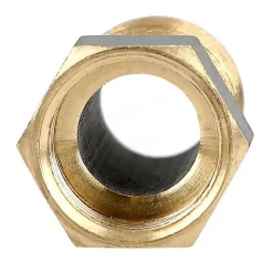 Mamelon long mâle femelle 40mm 15/21 laiton - GARIS - D04603B