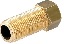 Mamelon long mâle femelle 40mm 15/21 laiton - GARIS - D04603B