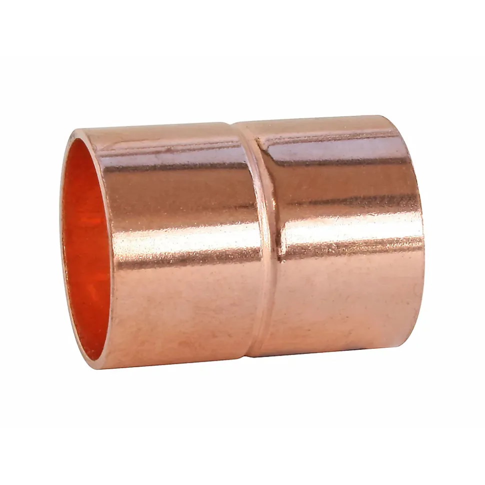 Manchon à souder pour tube cuivre Ø18, lot de 2
