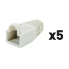 Manchon RJ45 mâle Erard gris vendu par 5 pièces