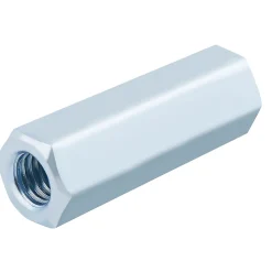 Manchon tête hexagonale zingué ø 6 x 30 mm - 10 pièces