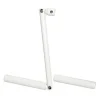 Manivelle en acier blanc ronde Protecta