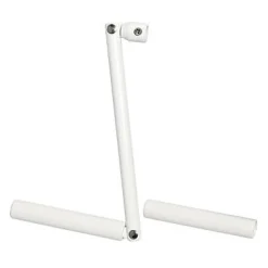 Manivelle en acier blanc ronde Protecta