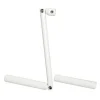 Manivelle en acier blanc hexagonale Protecta