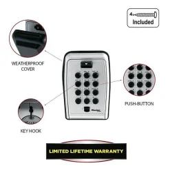 MASTER LOCK Boite a cles securisee - Boutons Poussoirs