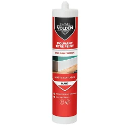 Mastic acrylique multi-matériaux Volden blanc 280ml