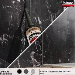 Mastic bain et cuisine Rubson béton 280ml