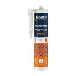 Mastic colle tuiles Bostik 290 ml coloris brique