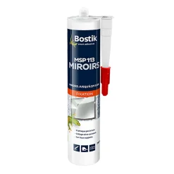 Mastic de Fixation Bostik MSP 113 pour Miroirs Blanc Cartouche 290 ml