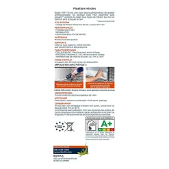 Mastic de Fixation Bostik MSP 113 pour Miroirs Blanc Cartouche 290 ml