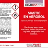 Mastic en aérosol 400 ml coloris gris