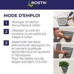 Mastic hybride polymère haute performance Bostik Fixpro conditions extrêmes 290 ml